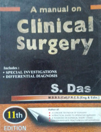 Image of A manual on Clinical Surgery
