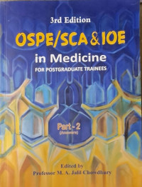 OSPE/SCA in Medicine for Postgraduate Trainees Part-2