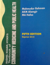 Textbook of Community Medicine and Public Health